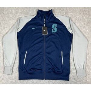 NWT Nike Seattle Mariners Jacket Women’s XXL 2XL Full Zip Blue And Gray MLB